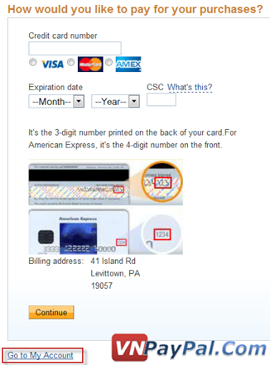 Cách Đăng Kí PayPal 2011 Để Bắt Đầu Giao Dịch Trực Tuyến PayPal Card